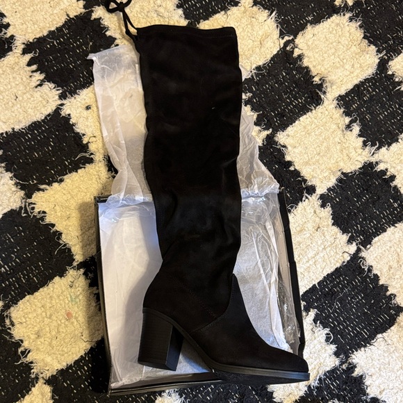 Fashion Nova Shoes - Black Over the Knee Boots